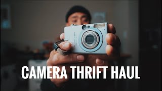 The thrift store was PACKED with Film Cameras!