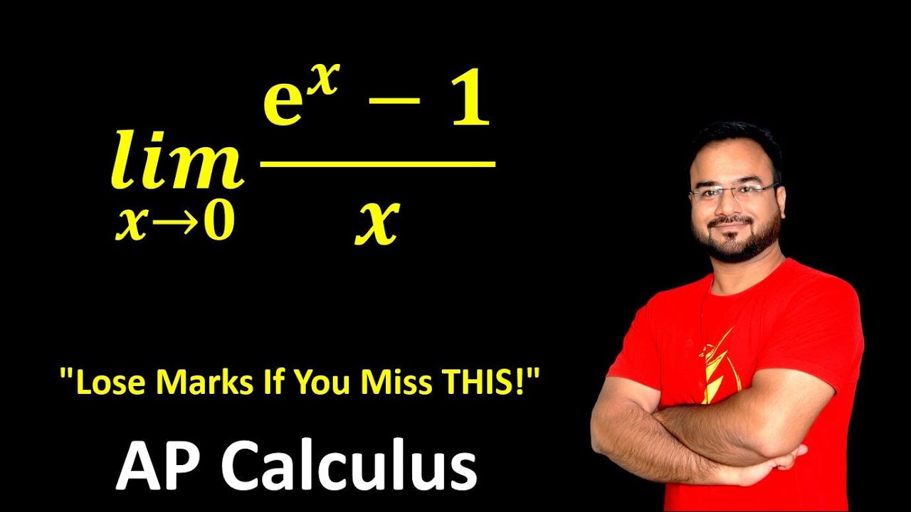 AP Calculus Limit Trick You MUST Know! | lim (e^x - 1)/x as x → 0 Explained