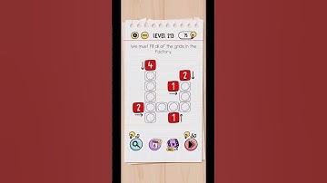 We must fill all the grids in the factory | Brain Test 213