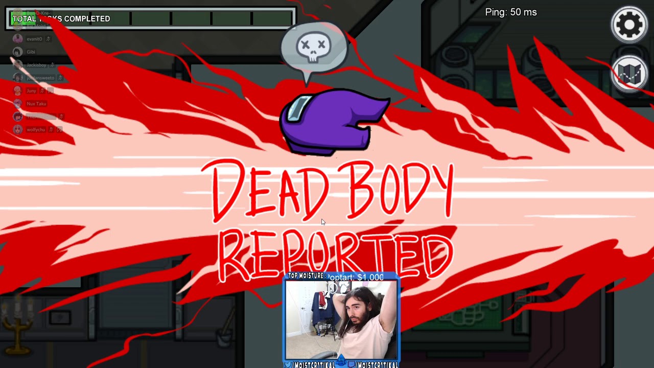 moistcr1tikal Twitch Stream Oct 29th, 2020 [Among Us]