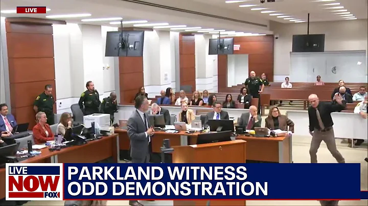 Parkland trial witness gives bizarre demonstration...