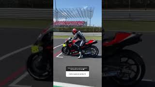 Primera salida de Maverick Viñales con la Aprilia