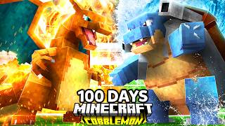 I Spent 100 Days as GYM LEADER Pokémon Minecraft VS. my Rival! (Duos Cobblemon)