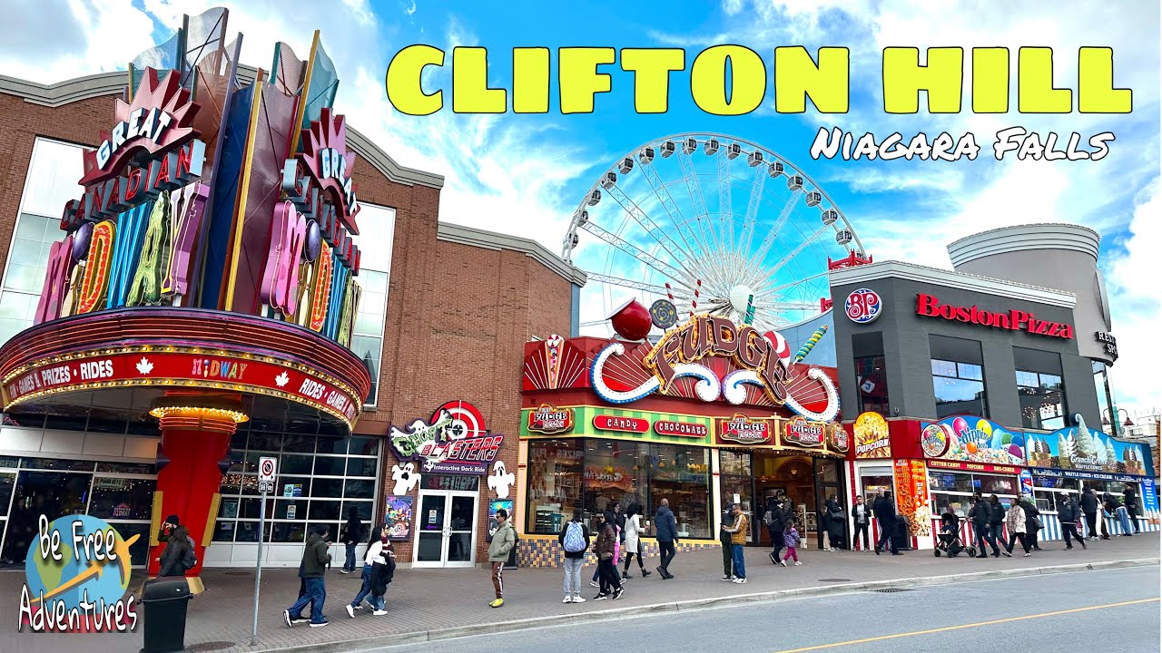 Клифтон-Хилл, Ниагарский водопад — самая веселая улица в Канаде!