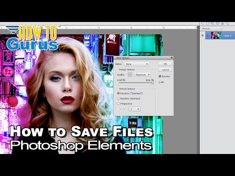 How You Can Save Files in Photoshop Elements