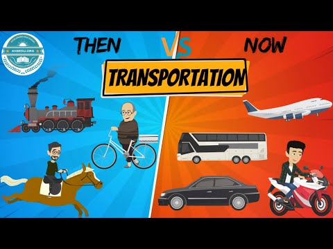 Learn Then and Now Transportation | Past and Present | The Captain AHS-show | Social Studies Lesson