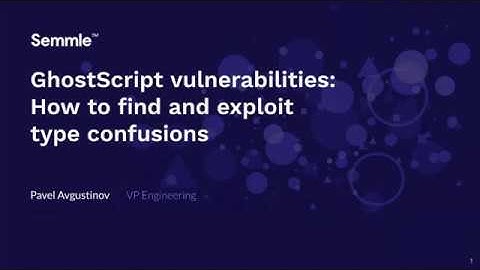 How to find type confusion vulnerabilities in Ghostscript