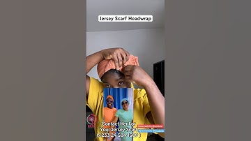 How To Tie Quickl & Easy Turban Headwrap #turban #headwrap #tutorial