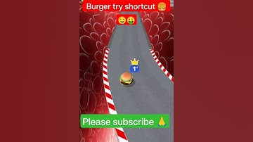 going ball burger win the race 🍔🤤#shorts #trending #gaming #viral