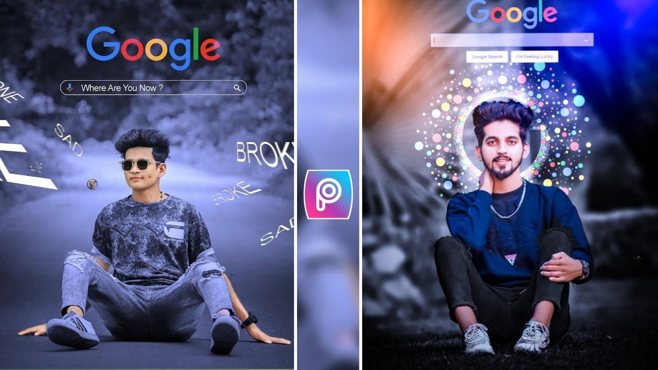Google search photo editing in picsart || picsart photo editing new trick || picsart photo editing