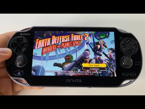 Earth Defense Force 2 Invaders From Planet Space | PS Vita handheld gameplay