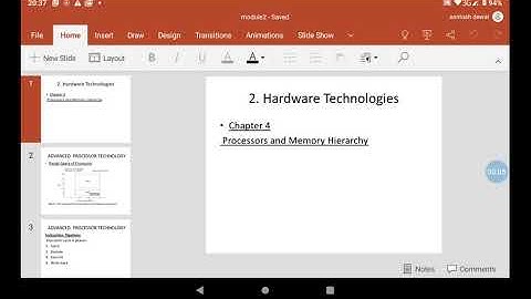 MODULE 2- DESIGN SPACE OF PROCESSORS
