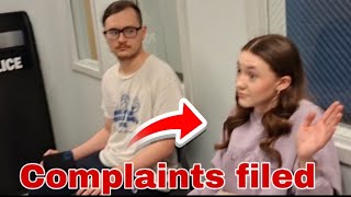 Krystas point of view.  Filing complaints on Officer Tyler Mckinney for 4th Amendment violations.