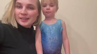 Gymnastics Leotards for Girls with Bow Back, Sparkly Dance Unitards with Shorts Ballet Biketards