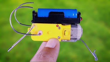 How to Make a Mini Robot bug with Gear Motor