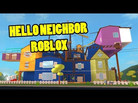 say hello to neighbor 3d roblox edition  hello neighbor roblox