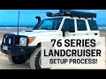 76 SERIES LANDCRUISER [Touring setup and build process] Part 1