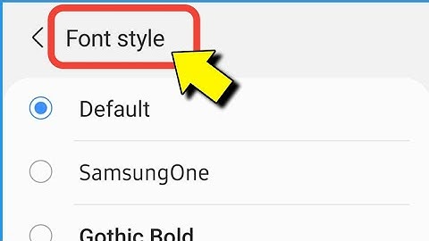 Samsung F41 Me Font Kaise Change Kare | Change Font In Samsung F41