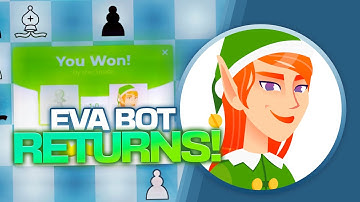 Winning Against Eva Bot! (Chess.com Holiday Bots) #chess #bots