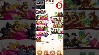 Bird Sort 2 Level 71 #mustwatch #gamingvideo #lovelybirds