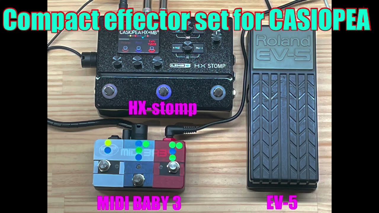 Compact effector set for CASIOPEA - YouTube