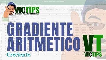 Gradiente Lineal Creciente en Excel