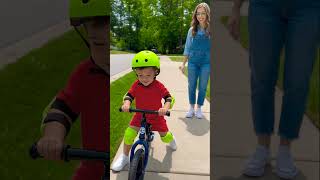 🚲 Ready to Ride? ⛑️ Mom Has Some Bike Safety Tips! #kids #shorts
