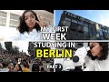 MY FIRST WEEK STUDYING IN BERLIN, GERMANY for STUDY ABROAD(PART 2) FREIE UNIVERSITÄT BERLIN/ERASMUS