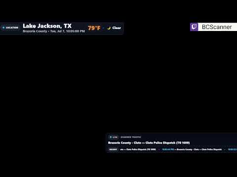 🚨 LIVE: On-Scene Police Activity & Real-Time Scanner | Brazoria County TX