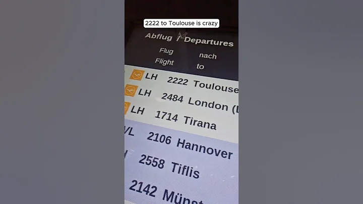 Announcing Flight 2222 To Toulouse! #shorts