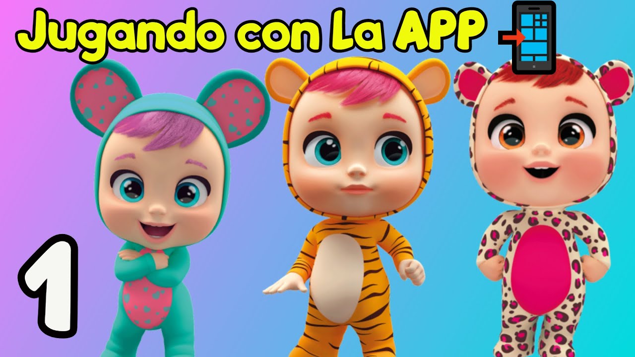 🎮 BEBÉS LLORONES LÁGRIMAS MÁGICAS 📲 ¡Jugando con NALA y LEA en la APP! -