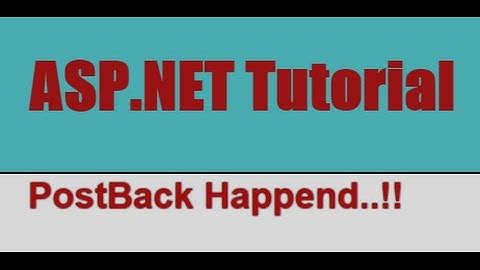 C# For how to IsPostBack in ASP.Net Step by Steps Clearly