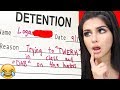 FUNNY DETENTION SLIPS GIVEN TO KIDS