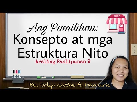 Ang Pamilihan:Konsepto at Mga Estruktura Nito | Recorded Demo