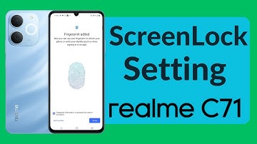 realme c71 screen lock settings fingerprint || realme c71 me screen lock kaise lagaye