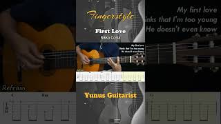 First Love - Nikka Costa - Fingerstyle Guitar Tutorial TAB + Chords + Lyrics