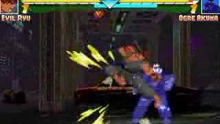 Evil Ryu Vs Ogre Akuma