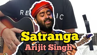SATRANGA - Animal | Arijit Singh | Easy Guitar Chords Lesson For Beginners