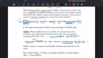 Part (5) water quality parameters | lecture (2) “BOD 5 TEST and COD”