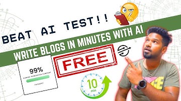 Write A Blog Post In 10 Minutes With AI 100% Free| ai writing tools
