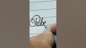 "Robert" Name In Cursive Handwriting