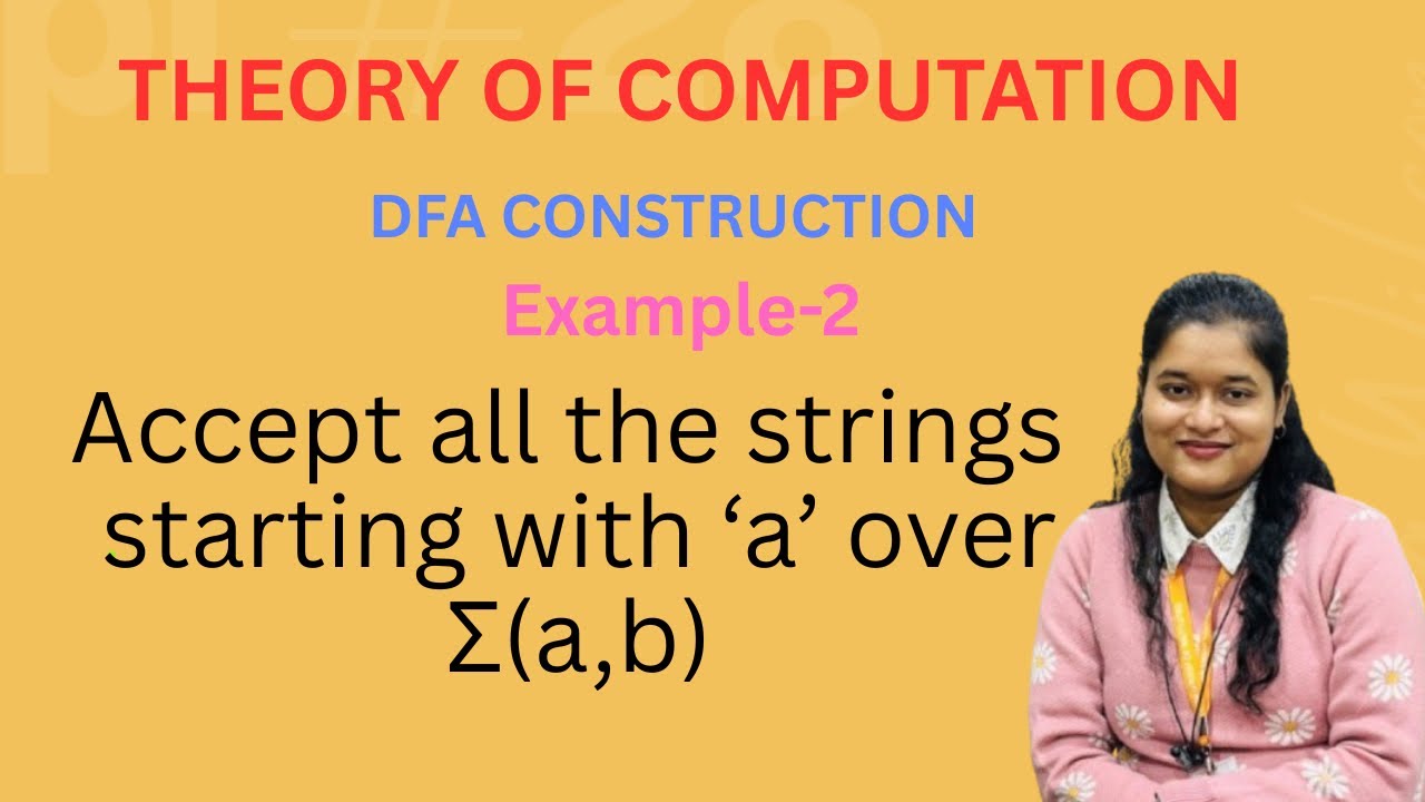 DFA Example 2| Construct DFA of all possible strings starting with ‘a ...