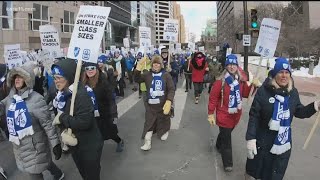 Striking MPS teachers rally