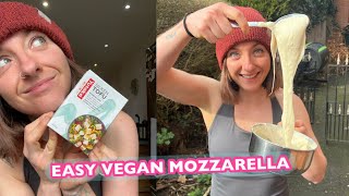 AMAZING VEGAN MOZZARELLA | EASY & HEALTHY (No Cashews & Oil Free!)