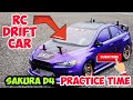 RC DRIFT CAR - 3racing SAKURA D4 Cs - Drifting but not good 🤣