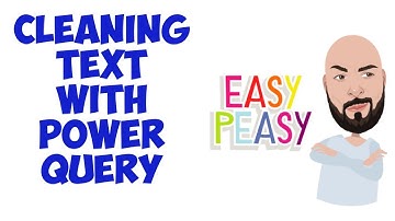 How to clean text with Power Query