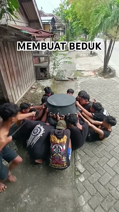 MEMBUAT BEDUK DARI BAN MOBIL PERSIAPAN TAKBIR KELILING 2025