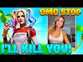 Gold Digger Tries Fighting Her Mom.. (Fortnite)