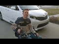 Quadriplegic (C-5) Van Driving Setup