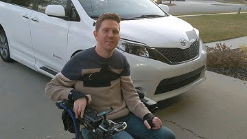 Quadriplegic (C-5) Van Driving Setup